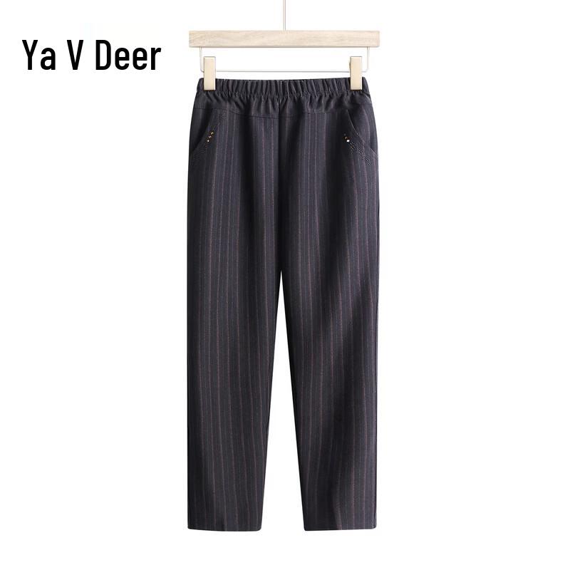 Yalu Elastische Taille Rechte Pijp Casual Broek voor Dames
