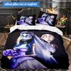 Gotische Leichenschönheit In Bloom 3-teiliges K-Pop Musikgruppen-Bettwäscheset, Ideal für Schlafzimmer, Wohnheim, Inklusive Bettbezug und 2 Kissenbezügen, Fan-Geschenke