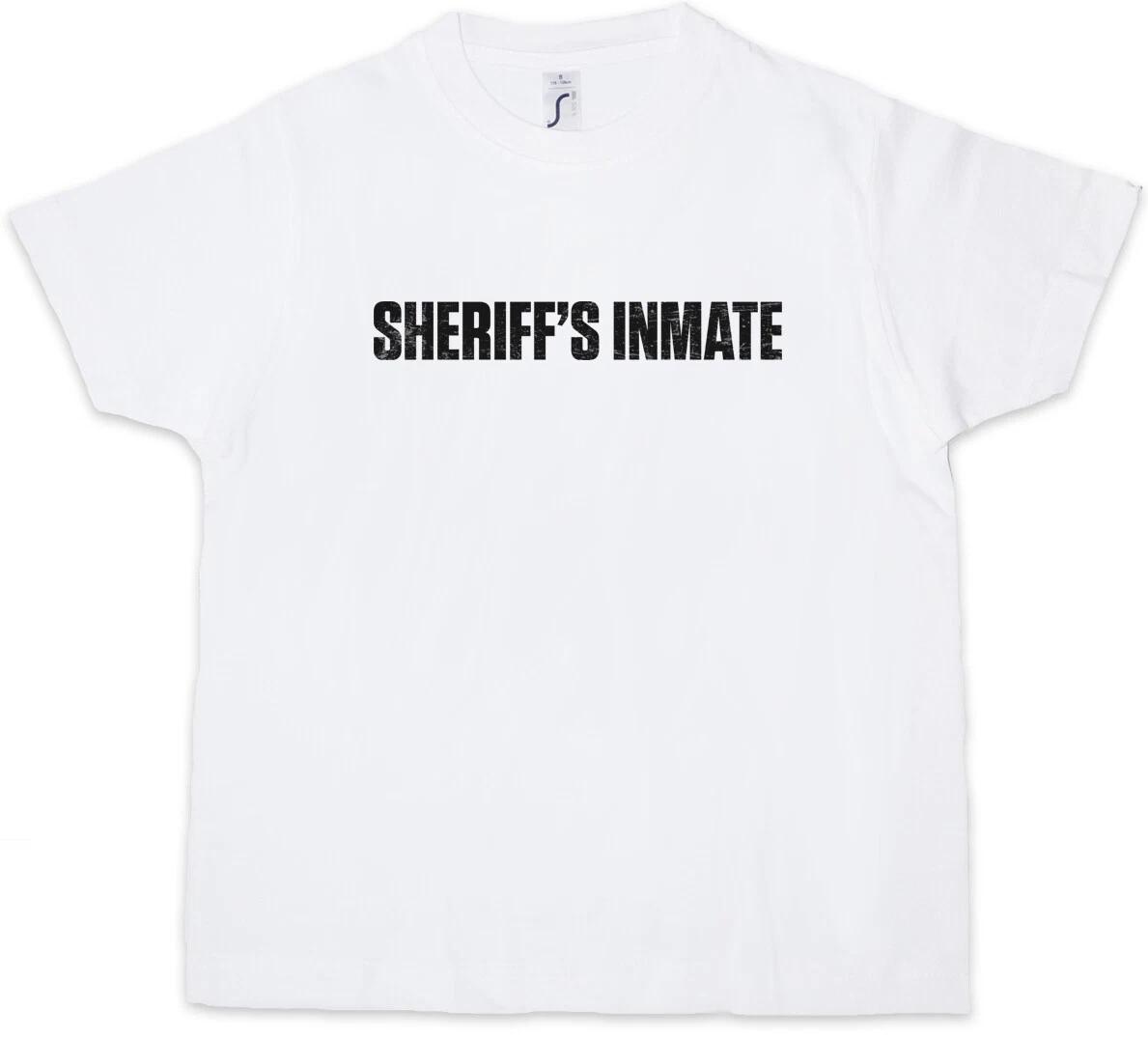 

SHERIFF S INMATE Kids Boys kids boys T-Shirt Sherrif Prison Biker Thug Criminal 110