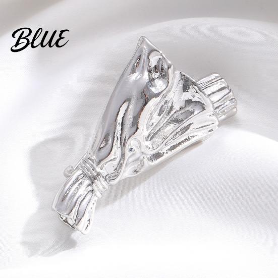 Floral Brooch Pin Flower Holder Bouquet Wearable Vase Insert Real