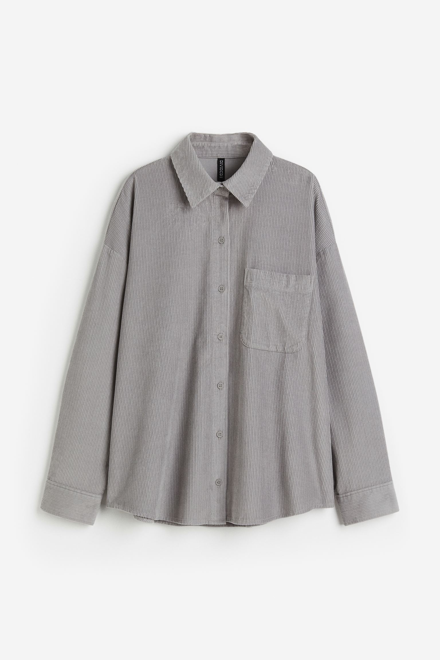 

Oversized corduroy overshirt