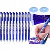 12x Radierbarer Kugelschreiber Blau 0,5 mm 20x Ersatzminen