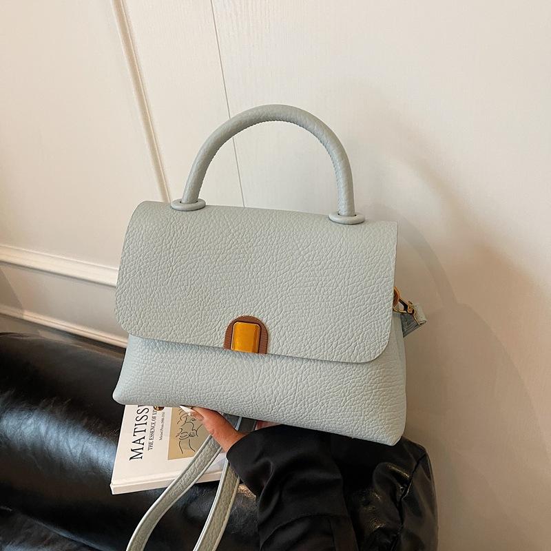 Summer New Fashion Trend Simple Texture Portable Shoulder Oblique Span Women's Bag