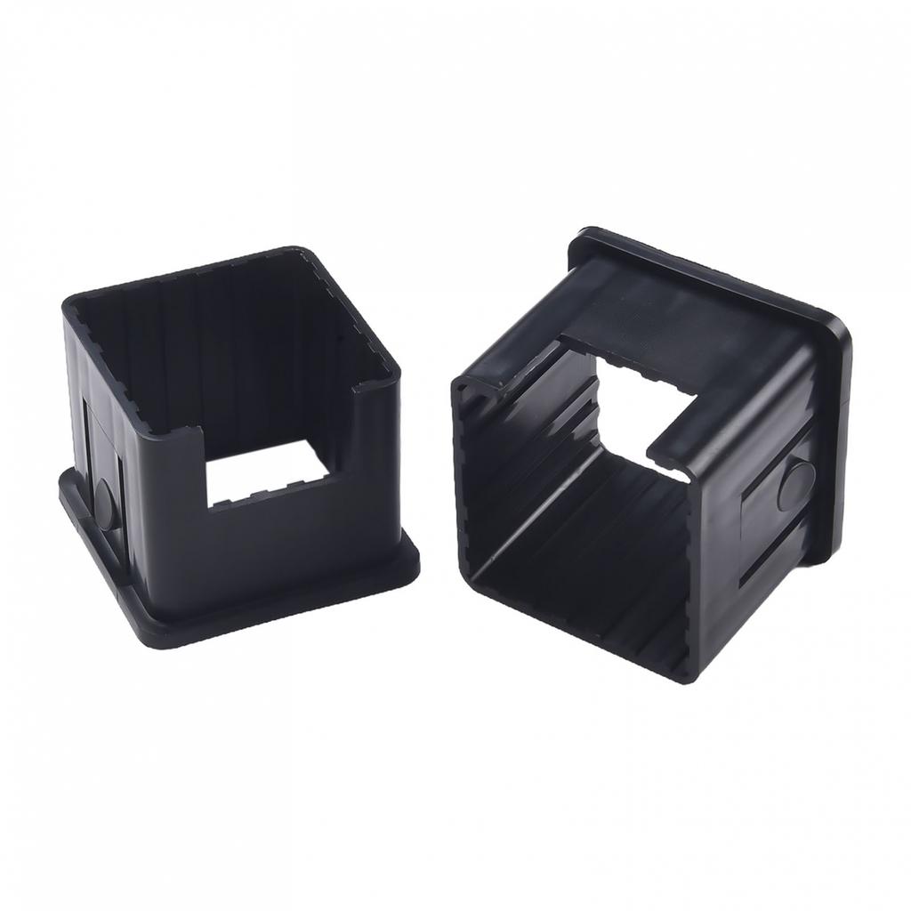 Black Plastic Square Tube Sleeve Diameter Plastic Square Tube Sleeve Approx