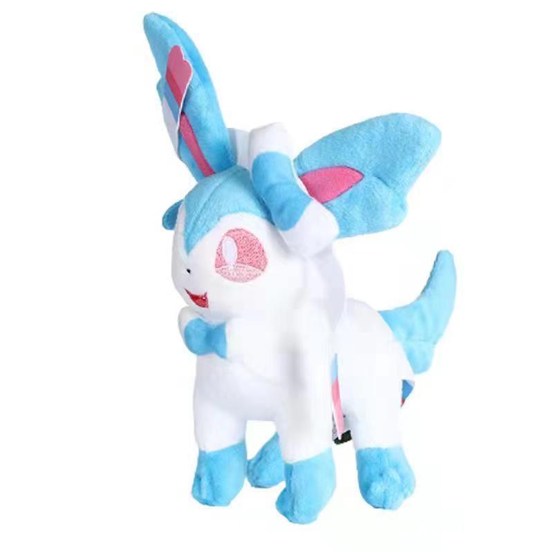 In-Stock Charmander Squirtle Sitting Eevee Ice Fairy Plush Toy