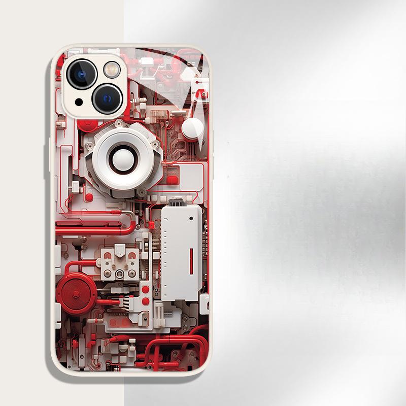 

Механический Подходит для Apple 16 IPhone 15plus Стекло 14 Жидкий Мягкий Чехол 13mini Чехол для Мобильного Телефона 12 Apple X/XS