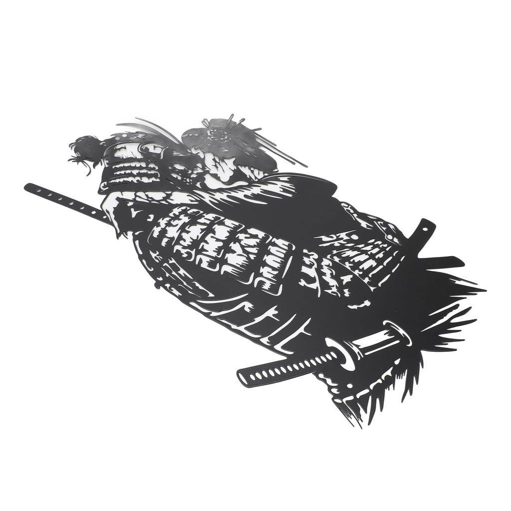 Samurai Wall Art Wrought Iron Warrior Hug Lover Hanging Wall Art Decoration for Living Room Decor