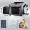 FULED Pet Carrier Front Bike Basket for Dogs