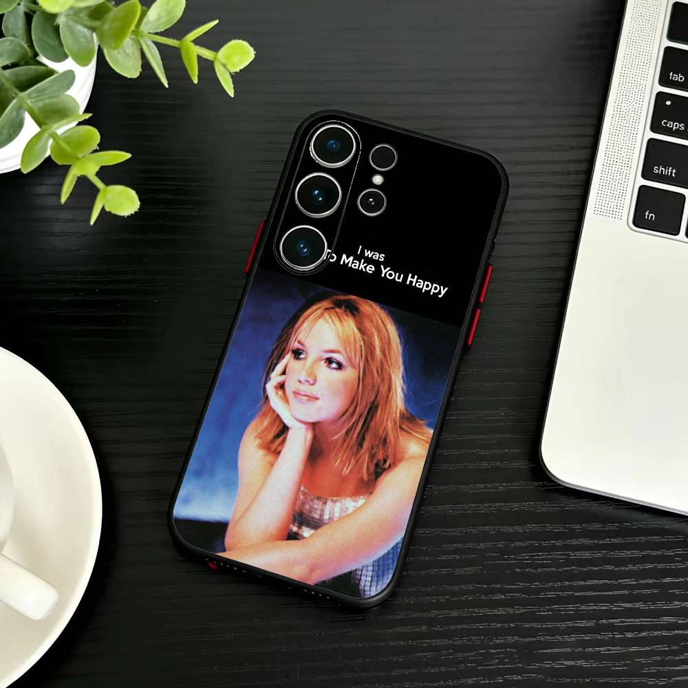 Singer B-Britney Spears   Phone Case For Samsung S26,S25,S24,S23,S22,S21,S20,S30,Ultra,Plus,Fe,Note,5G Black Cover