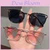 Cat Eye Sunglasses Uv380 Polarized For Women With High Frame Sun Protection