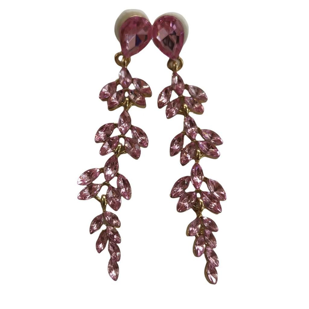High-end fashion earrings Phoenix water drop shape long women's accessories pendant earrings