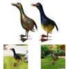 Vintage Metal Duck Garden Sculpture Realistic Bird Art Statue Outdoor Decorative Ornament for Yard Decor