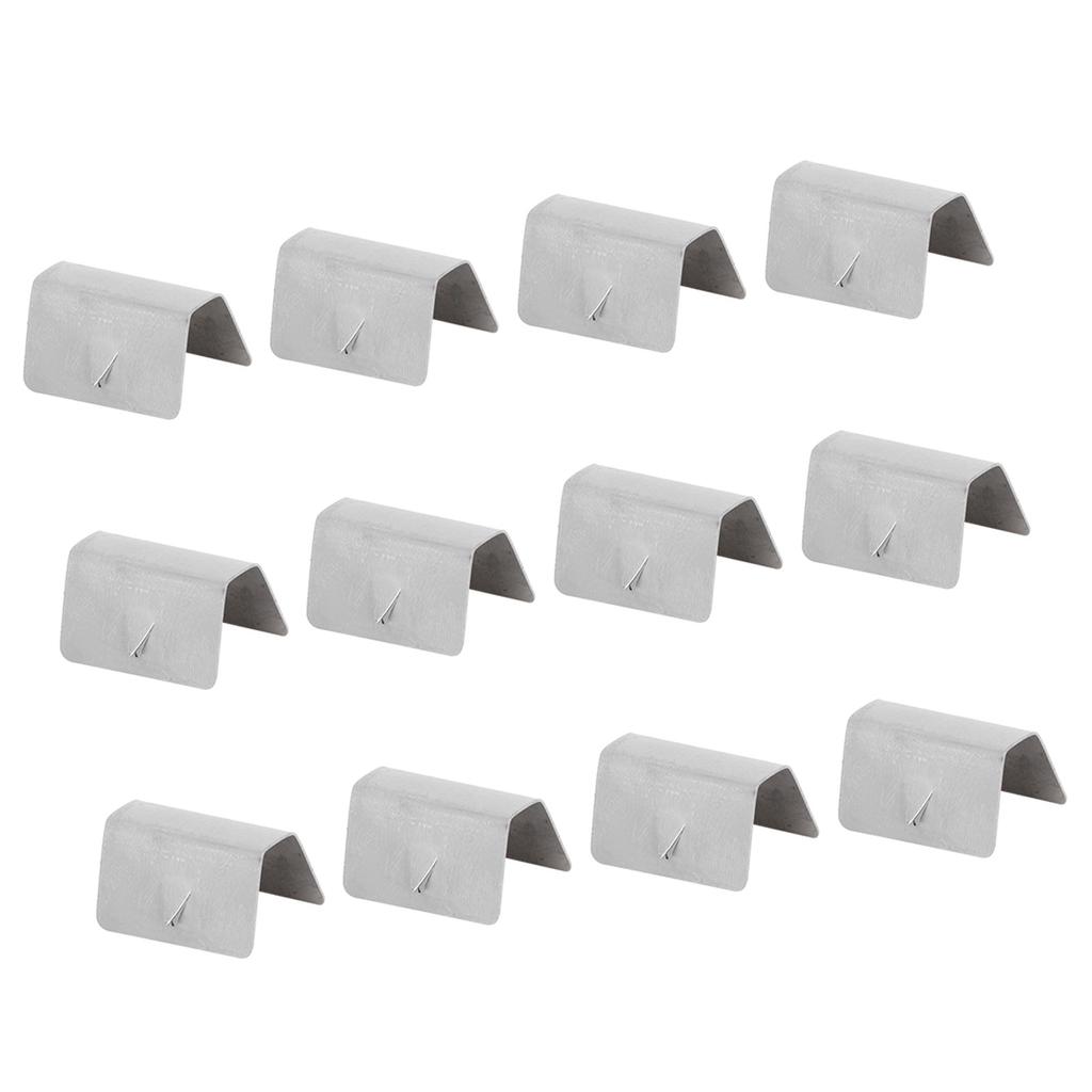 12Pcs Car Wind Rain Deflector Channel Fixing Retaining Clips, Stainless Steel Deflector Clips for HEKO G3 SNED