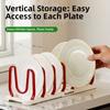 U-shaped Telescopic Dish Drying Rack Adjustable Kitchen Storage Shelf Bowl Rack  Dinnerware Storage