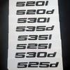 3D ABS Car Letters Trunk Emblem Badge Logo Sticker For BMW E60 530d 530i 520d F10 520i E39 535d 535i 540i 525d F11 Accessories GP6