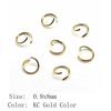 Wedding Anniversary Jewelry Materials Open Jump Rings 5 Colors 6 Sizes Accessories Parts Souvenir Accessories Parts