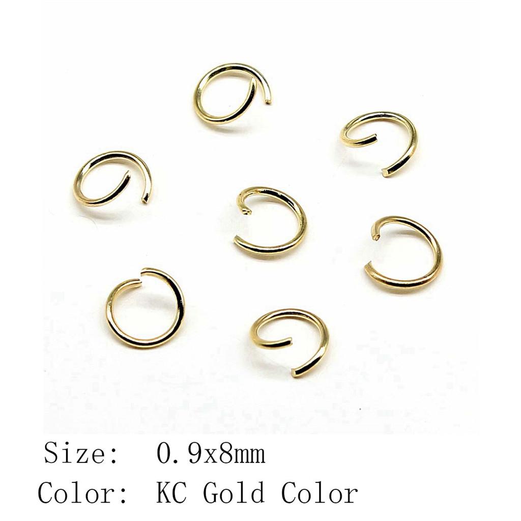 Wedding Anniversary Jewelry Materials Open Jump Rings 5 Colors 6 Sizes Accessories Parts Souvenir Accessories Parts
