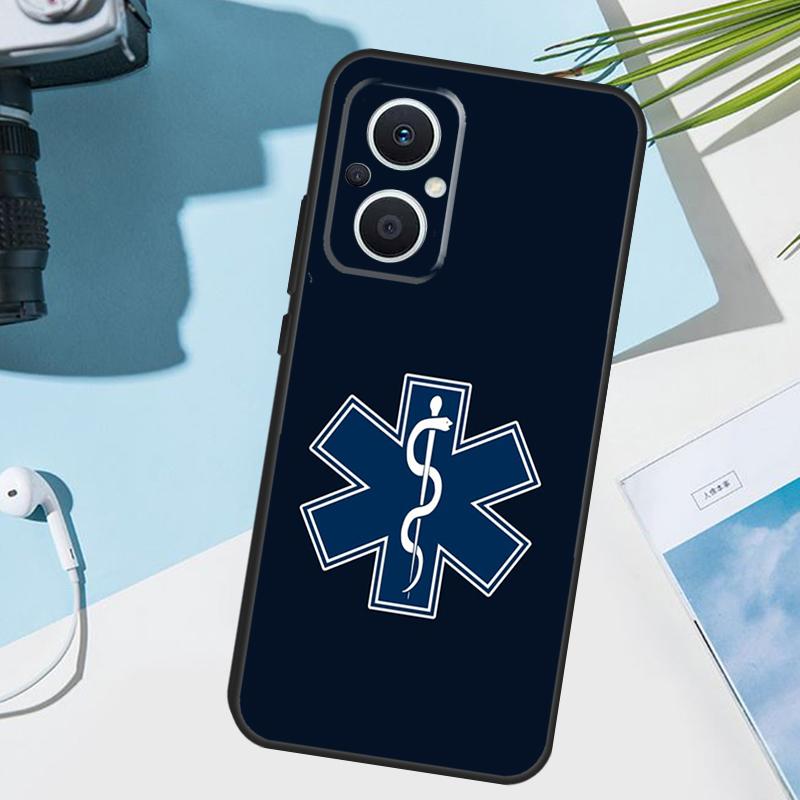 Emergency Medical Star of Life Cover For OPPO Reno 13 F 10 11 12 14 Pro 11F 12F 14F 7 8 Lite OPPO Find X9 X8 X5 X6 Pro Case