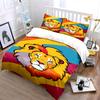 Colorful lion face motif. Bedding sets Duvet cover sets Duvet covers Pillowcases(1*Duvet Cover 2*Pillowcases without duvet insert)