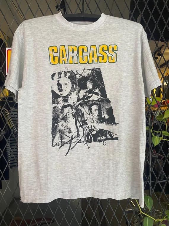 Carcass Band Tour in Ash Grey T-shirt S to 5XL NE400 Unisex T-Shirt M
