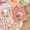 Pastoral Diary Momo Sticker Pack: Retro Artistic Plant Journal DIY Collage Material (6 Styles)