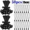50/20/5pcs Outdoor Elastic Ball Rope Bungee Cords Portable Tent Fixing Tarpaulin Awning Canopy Heavy Duty Tarp Tie Down