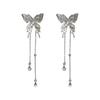 Female Niche Tassel Butterfly Earrings