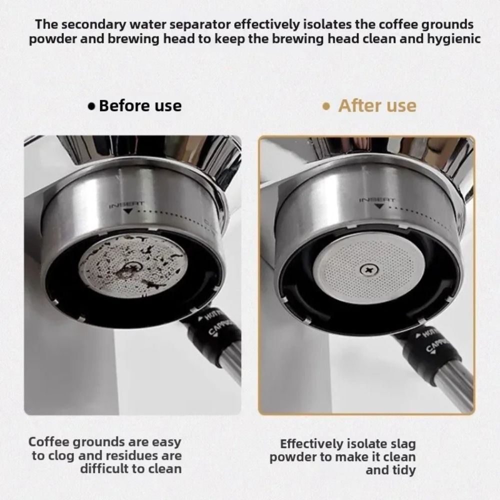 51/53/58mm Espresso Puck Screen Wiederverwendbar Leicht zu Reinigen Edelstahlplatte Scheibe 304 Edelstahl Zubehör Kaffeefilter