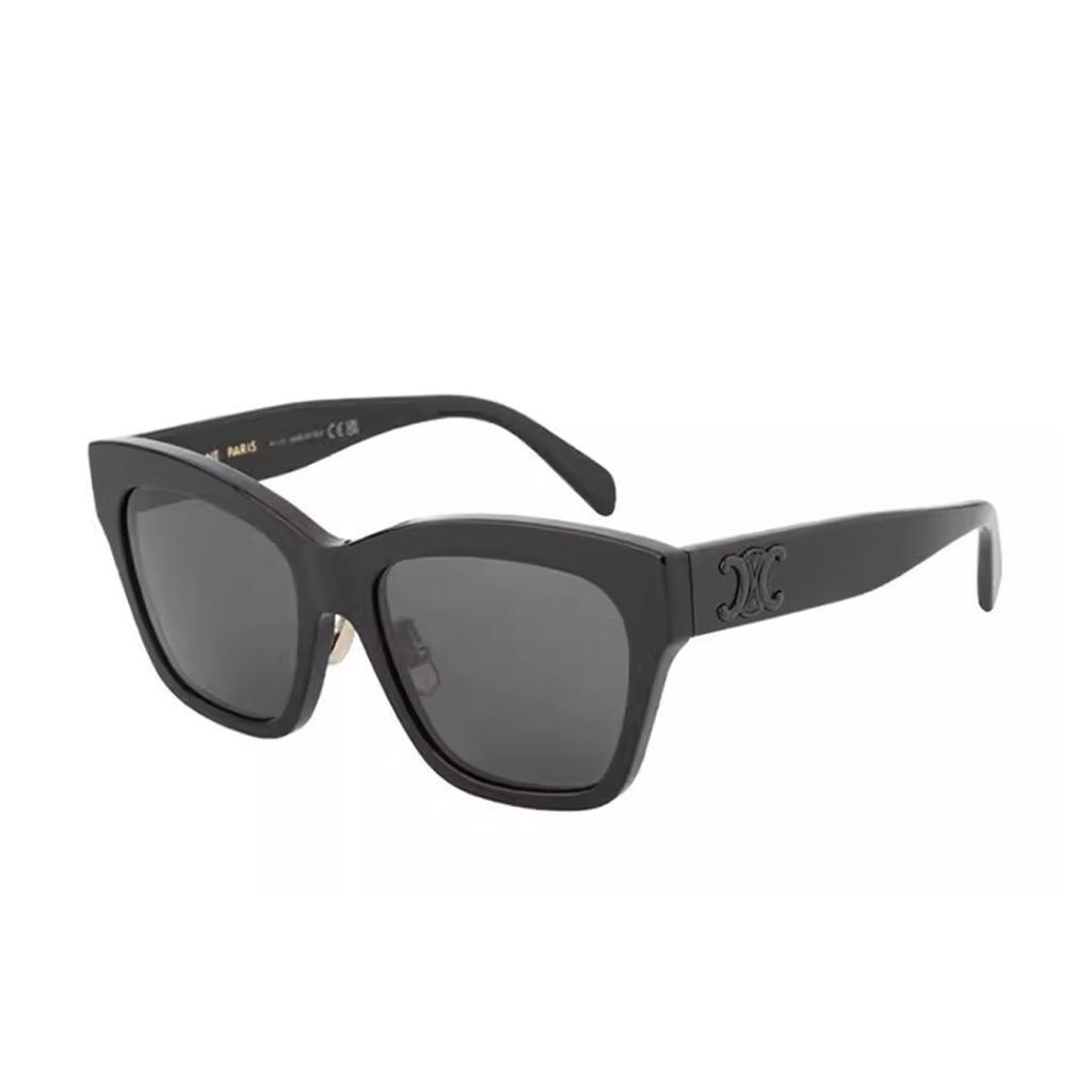 Celine Iconic Leg Strap Irregular Frame Sunglasses Women sunglasses Black CL40253F01A