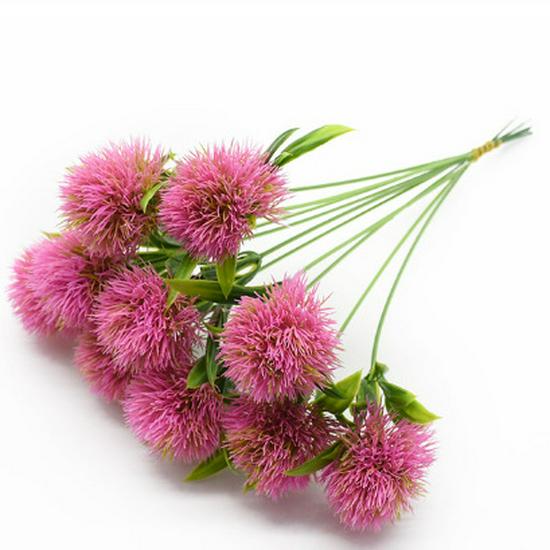 

European Style Artificial Dandelion Flowers for Home Decoration and DIY Gardening