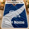 Flannel BlanketSheffield Wednesday FC Custom Name Text Personalized Soft Warm Throw Blanket Home Decor Gift