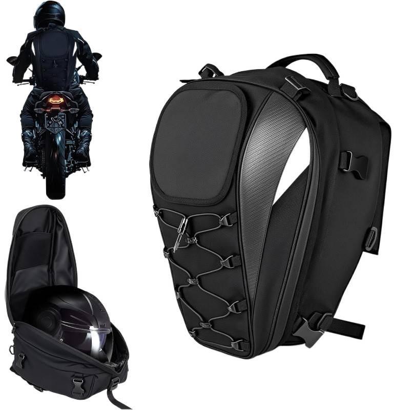 Oxford Cloth Motorcycle Rear Seat Bag With Large Capacity For Outdoor Travel And Riding Gear