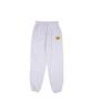 CREAM SODA LAB Human Highlight Heart Jogger Pants Light Gray Yellow