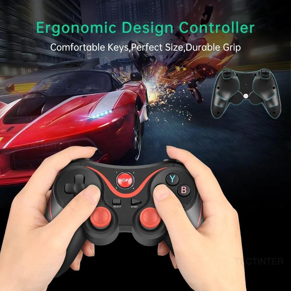 Unterstützt Bluetooth-Controller Gamepad für Android-Telefon PC Joystick Controle Wireless Joypad für Switch/PS3 Zubehör