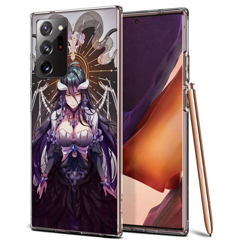 Albedo Overlord Phone Case for Samsung A55 A35 A25 A15 A07 A05S A16 A17 A26 A36 A37 A56 A57 Galaxy Note 20 10 A50S A71 A51 A31 A