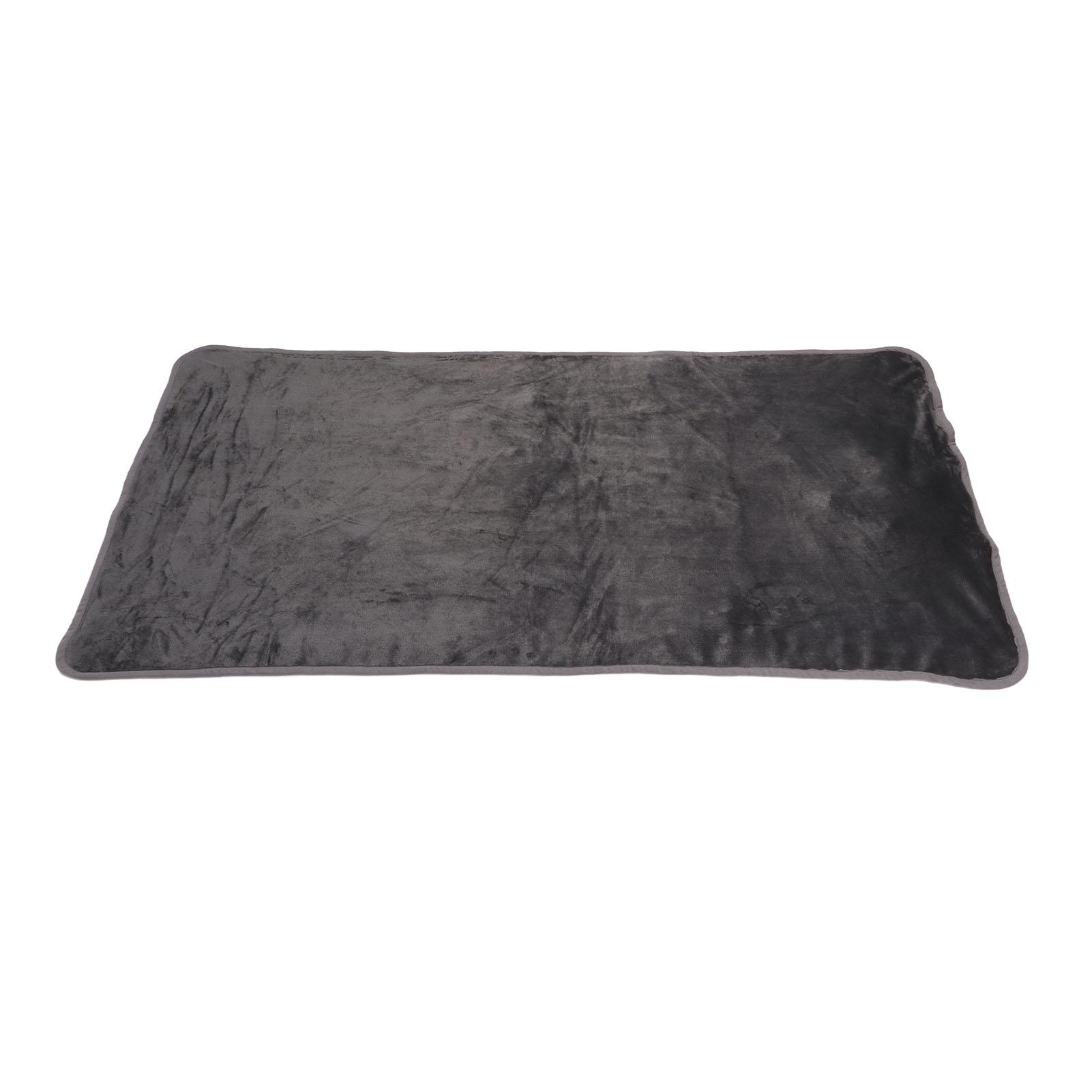 

Электрический нагревательный чехол Мягкий бархат 3 нагревательных механизма с таймером USB-одеяло с подогревом сзади Серый