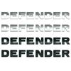 1pcs 3D ABS for Land Rover Car letters Front Hood Emblem Bonnet Sticker Rear tail Trunk Badge Decal Styling auto accessories HY2