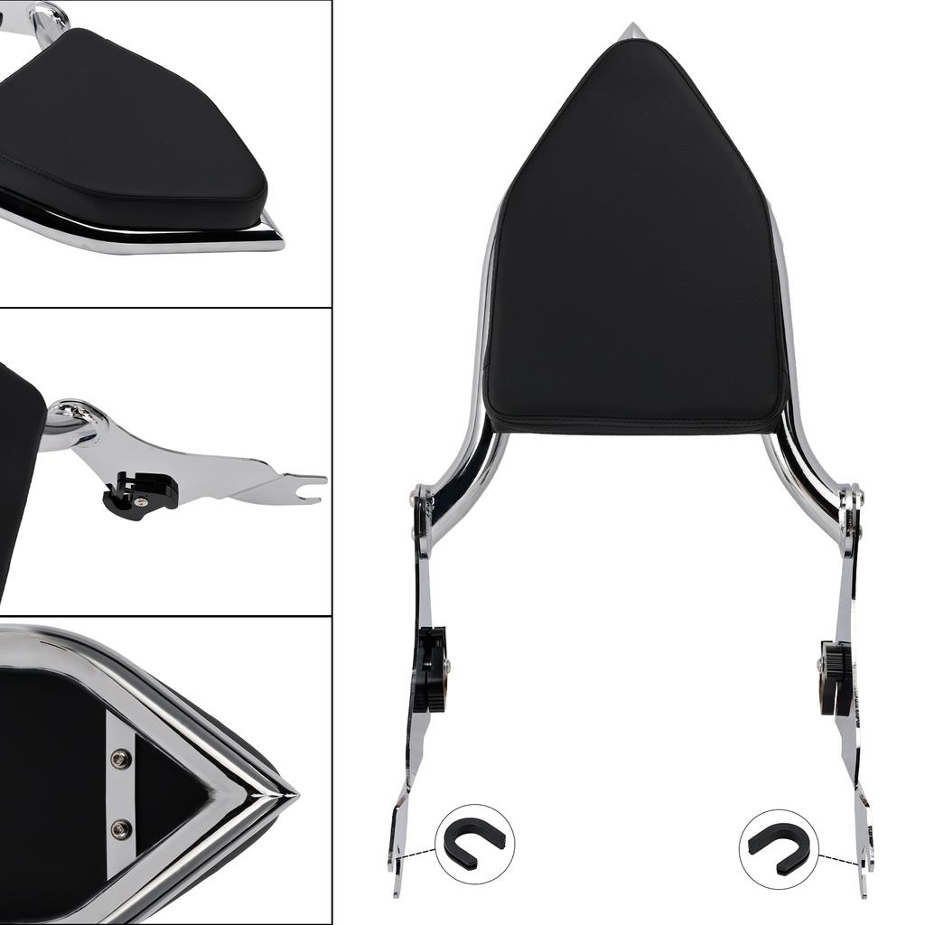 Passenger Sissy Bar Backrest for Harley ROAD KING 2009-2022 STREET GLIDE 2009-2024