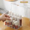 Clear Makeup Storage Box With Lid Transparent Dustproof Storage Box Lip Gloss Container  Household