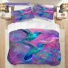 Hummingbird Pattern Bedding Quilt Set Quilt Cover Pillowcase Home Decoration Birthday Gift (1 * duvet cover + 2 * pillowcase, without core)