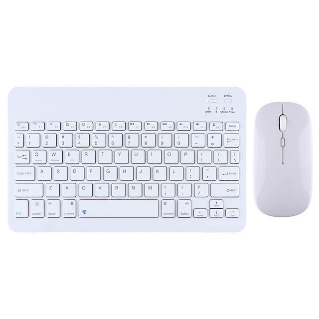 All-in-One Wireless Keyboard & Mouse Set for Tablets and Phones: Compatible with iPad, Huawei, Xiaomi, Vivo for Office Typing.