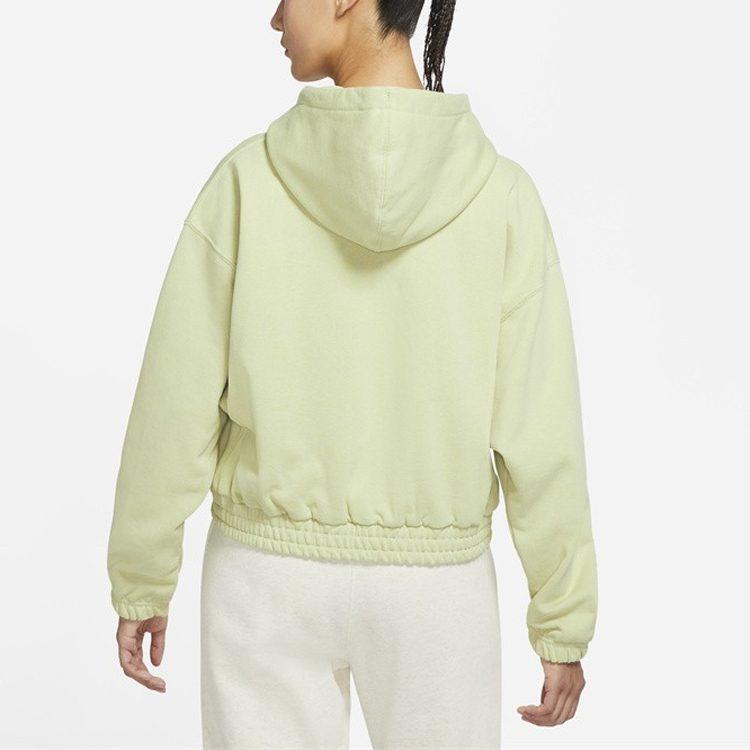 Jordan ESSENTIALS Sweatshirts Women's Green Hooded Moderate Regular DD6999-371