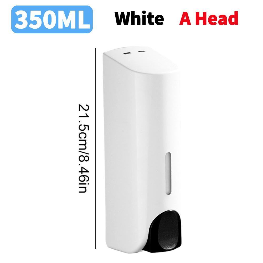 

350 мл дозатор шампуня для душа и ванны, водонепроницаемый гель для душа, лосьон, дозатор мыла, настенное крепление, многоразового использования для дома, отеля, ресторана