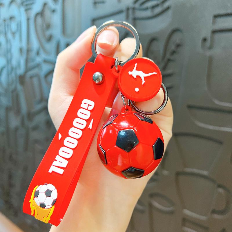 Cross-border Creative Football Keychain Pendant: Cute Couple Bag Gift