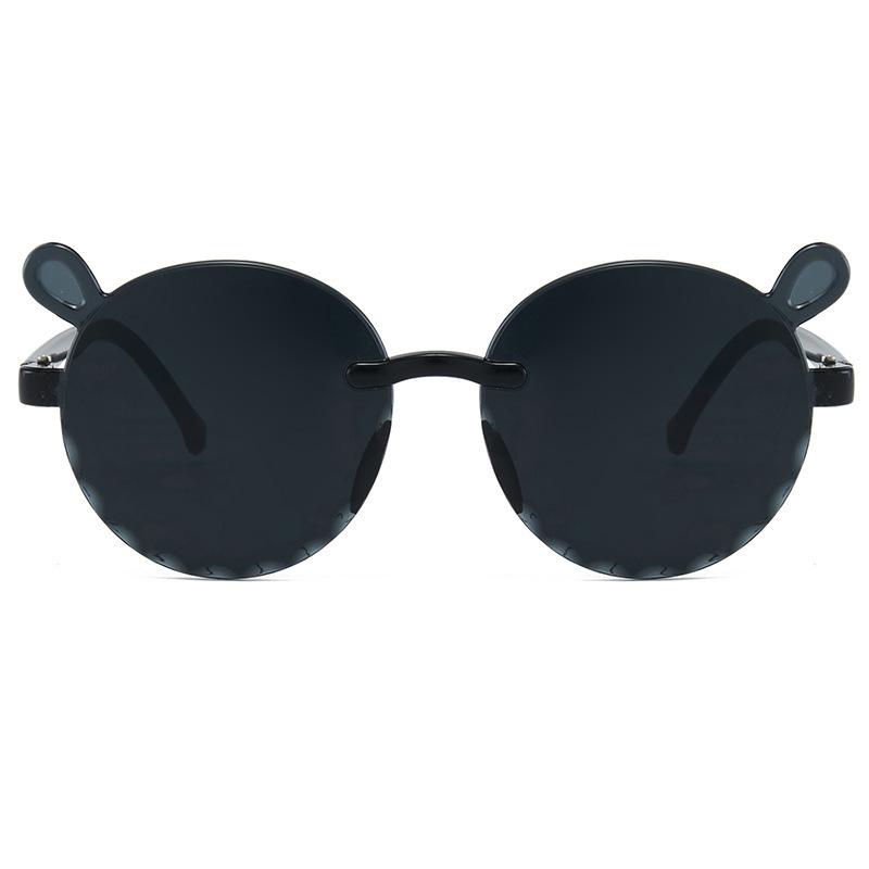 

Солнцезащитные очки Детские солнцезащитные очки Мужские и женские Милые индивидуальные супер милые очки Модные уличные очки чёрный