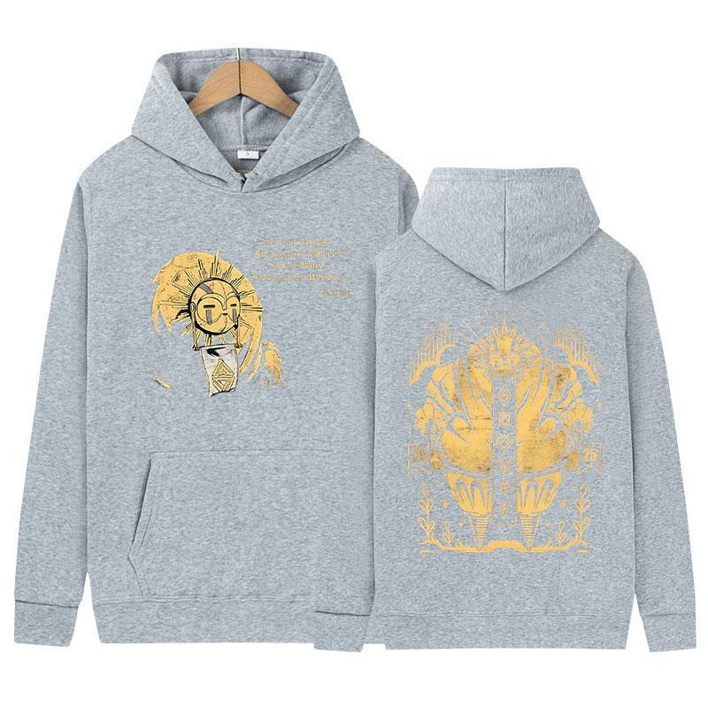 Retro Clair Obscur Expedition 33 Grafik Kapuzenpullover Herren Damen Hip Hop Übergroßer Pullover Sweatshirt Mode Hohe Qualität Fleece Kapuzenpullover