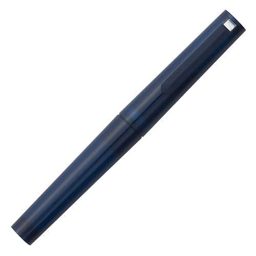 Sailor TUZU ADJUST Fountain Pen, Limited Edition Clear Navy, Dual-Use, Medium Nib, 11-0541-442