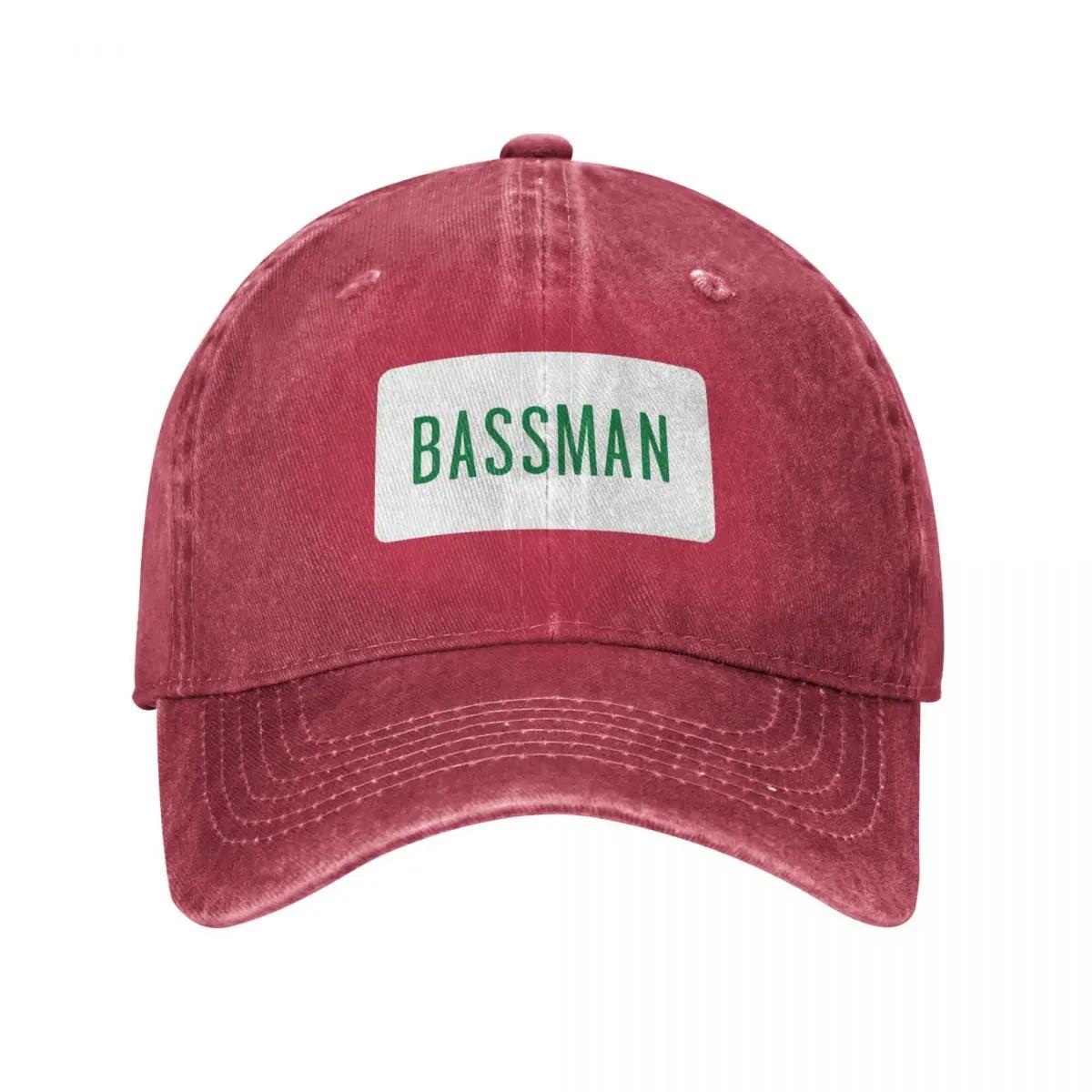 BassUnisex Baseball Cap Vintage fun hats Sunhat Sunscreen Women Beach Fashion Unisexs