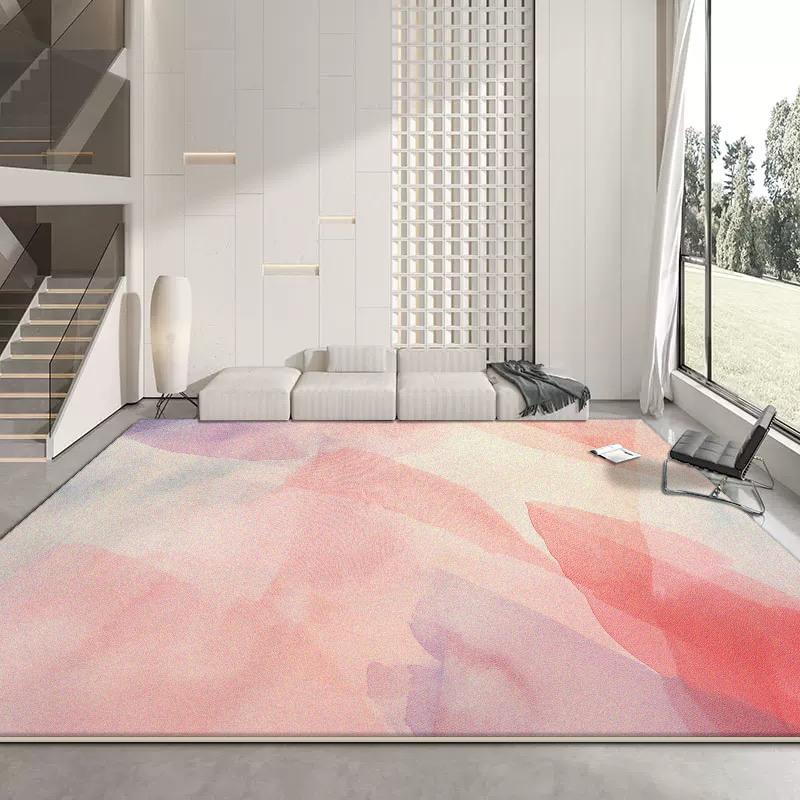 Large Area Blue Carpets for Living Room Modern Light Luxury Decoration Bedroom Rugs Lounge Non-slip Foldable Floor Mat 200x300