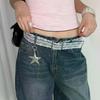 Fashion White Floral Lace Waist Belt Adjustable Sweet All-match Waistband For Women Casual Waist Strap Decor Accessories Gifts